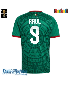 Mexic Raul Jimenez #9 Tricou Fotbal Replică Mondial 2026 Barbati Acasa